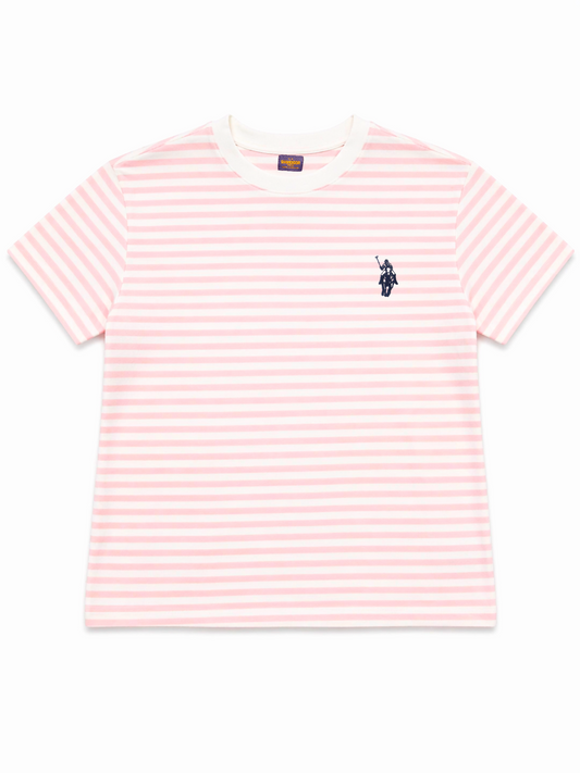 Yarn Dyed Stripe Tee Shirt