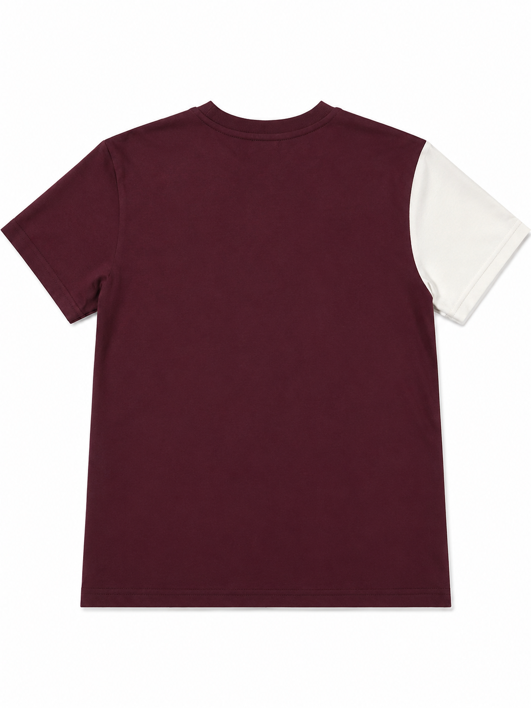 Butterfly Tee | Maroon-Marshmallow |
