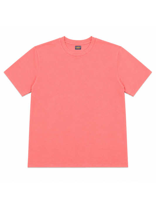 Vintage Wash Tee Shirt- Fuchia Mineral