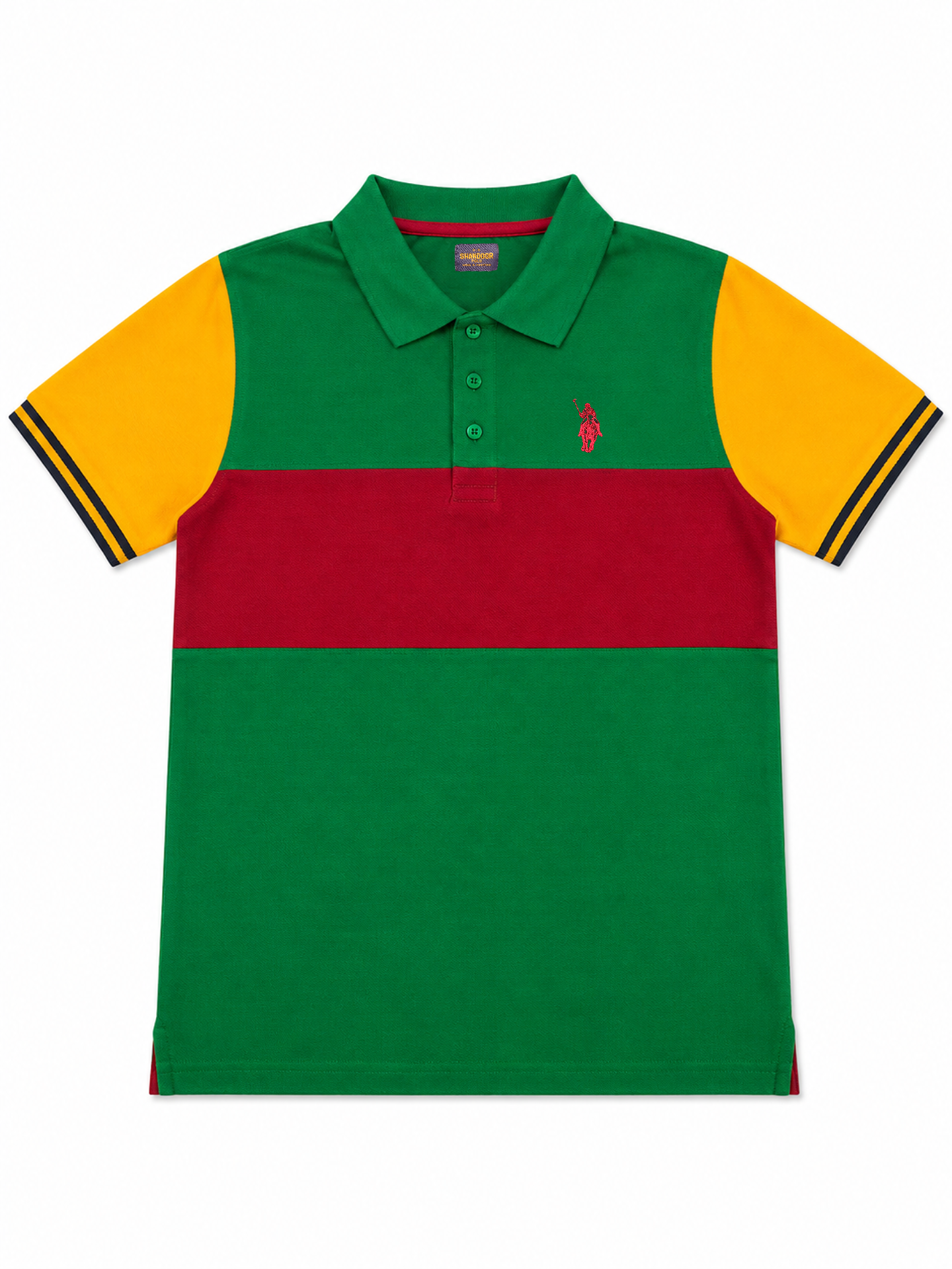 Cut & Sew Fasihon Polo