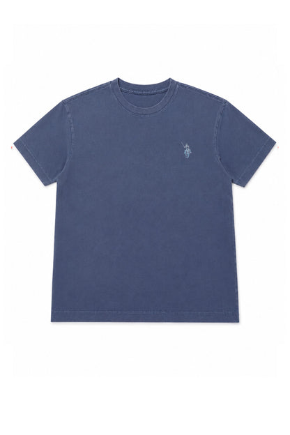 Vintage Wash Tee Shirt- Navy Mineral