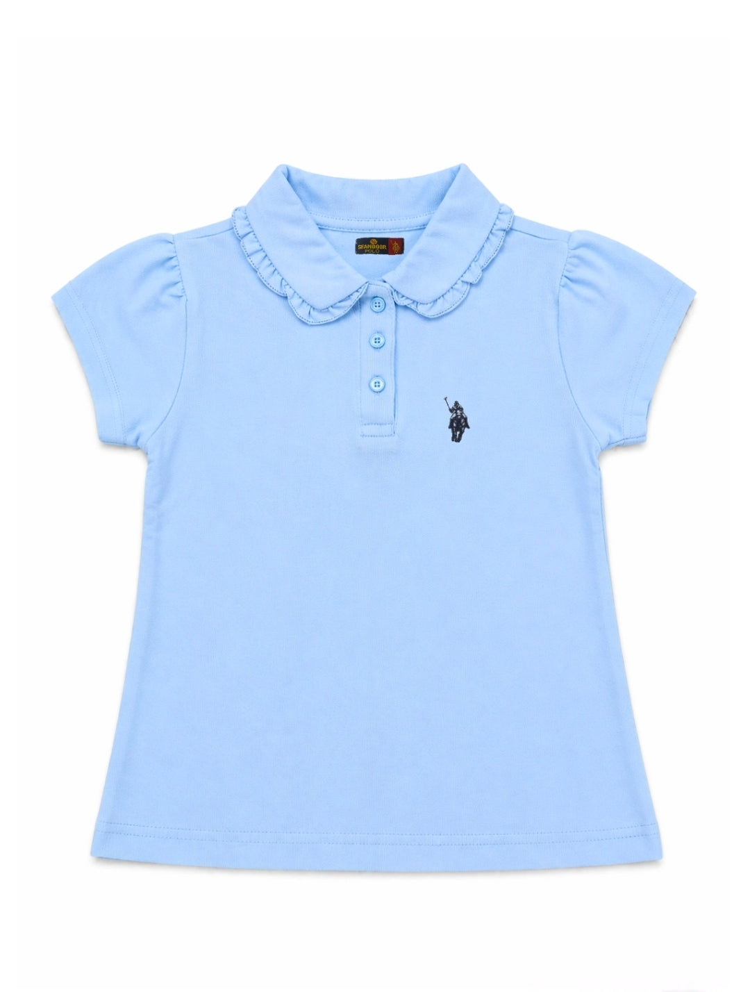 Girl's Frill Polo Shirt