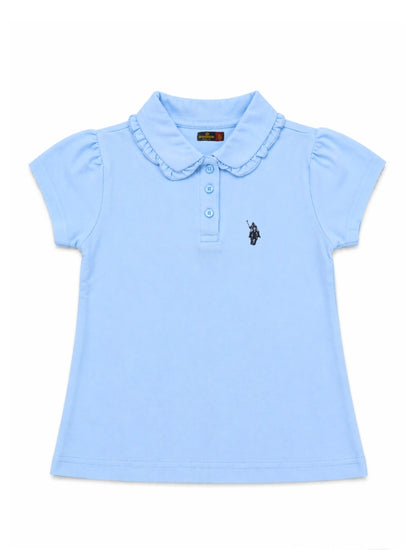 Girl's Frill Polo Shirt
