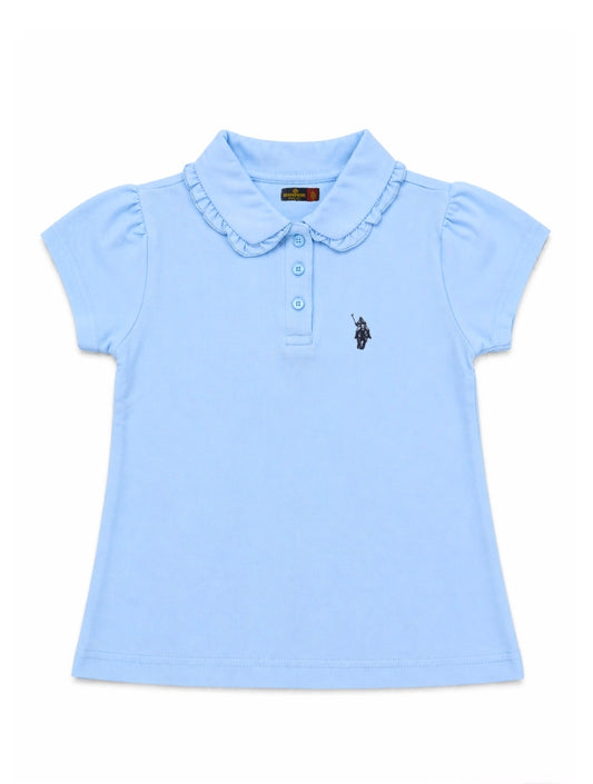 Girl's Frill Polo Shirt