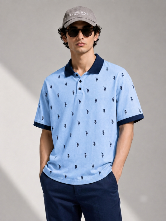 AOP Shandoor Fashon Polo