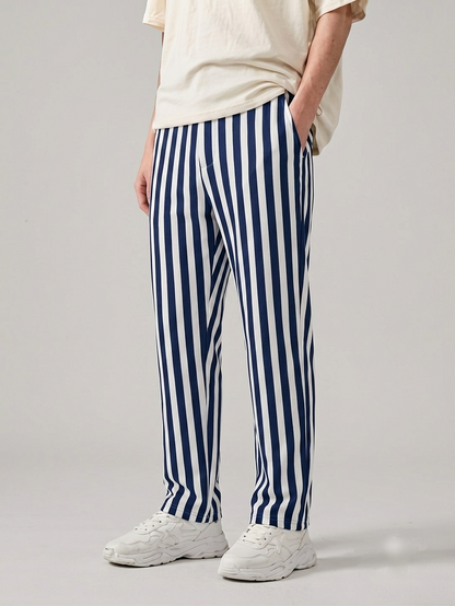 Yarn Dyed Stripe Trouser