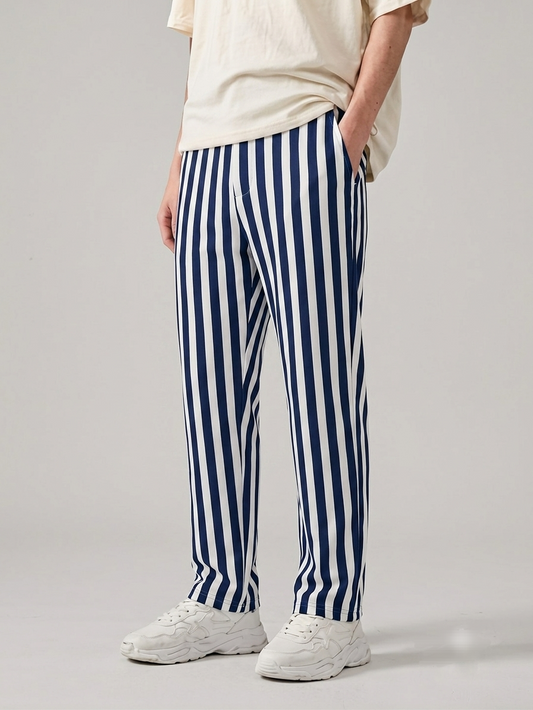 Yarn Dyed Stripe Trouser
