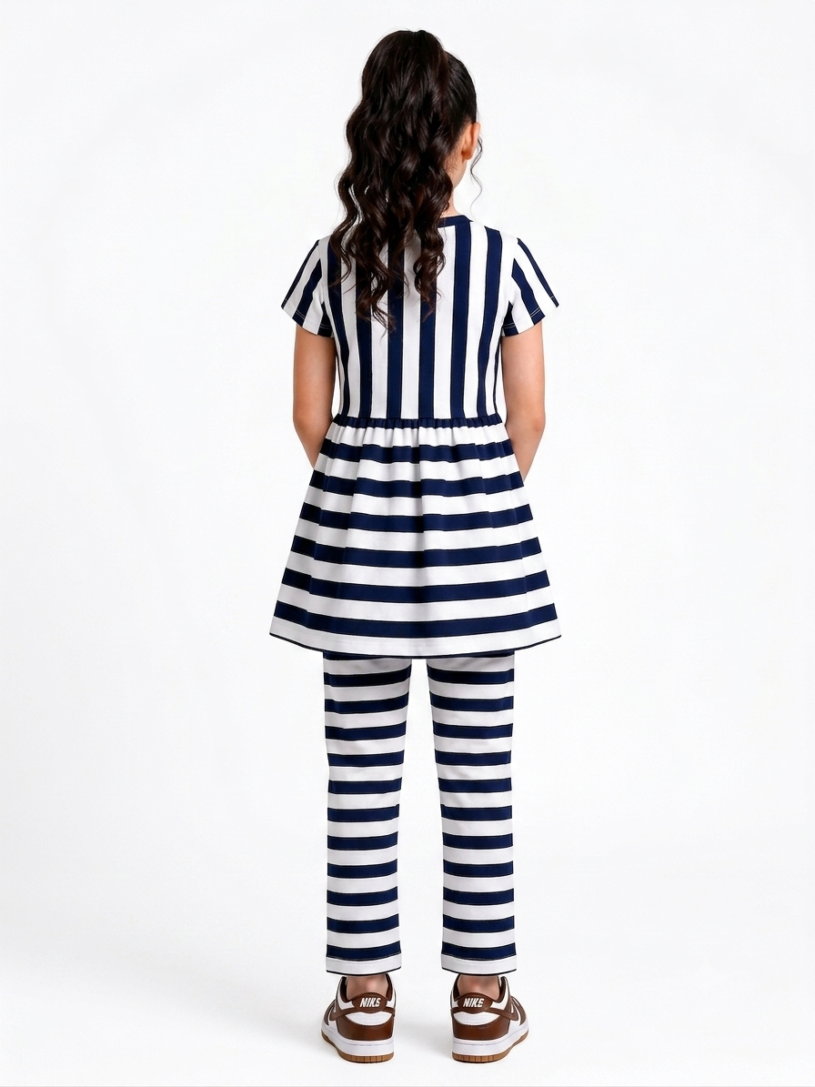 Yarn Dyed Cut and Sew Stripe Dress
