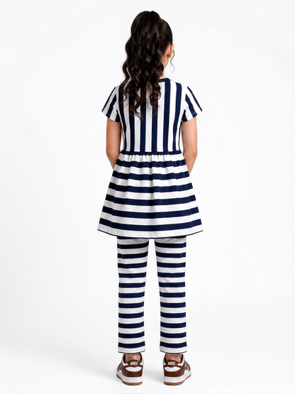 Yarn Dyed Cut and Sew Stripe Dress