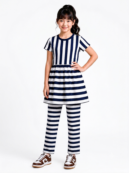 Yarn Dyed Cut and Sew Stripe Dress