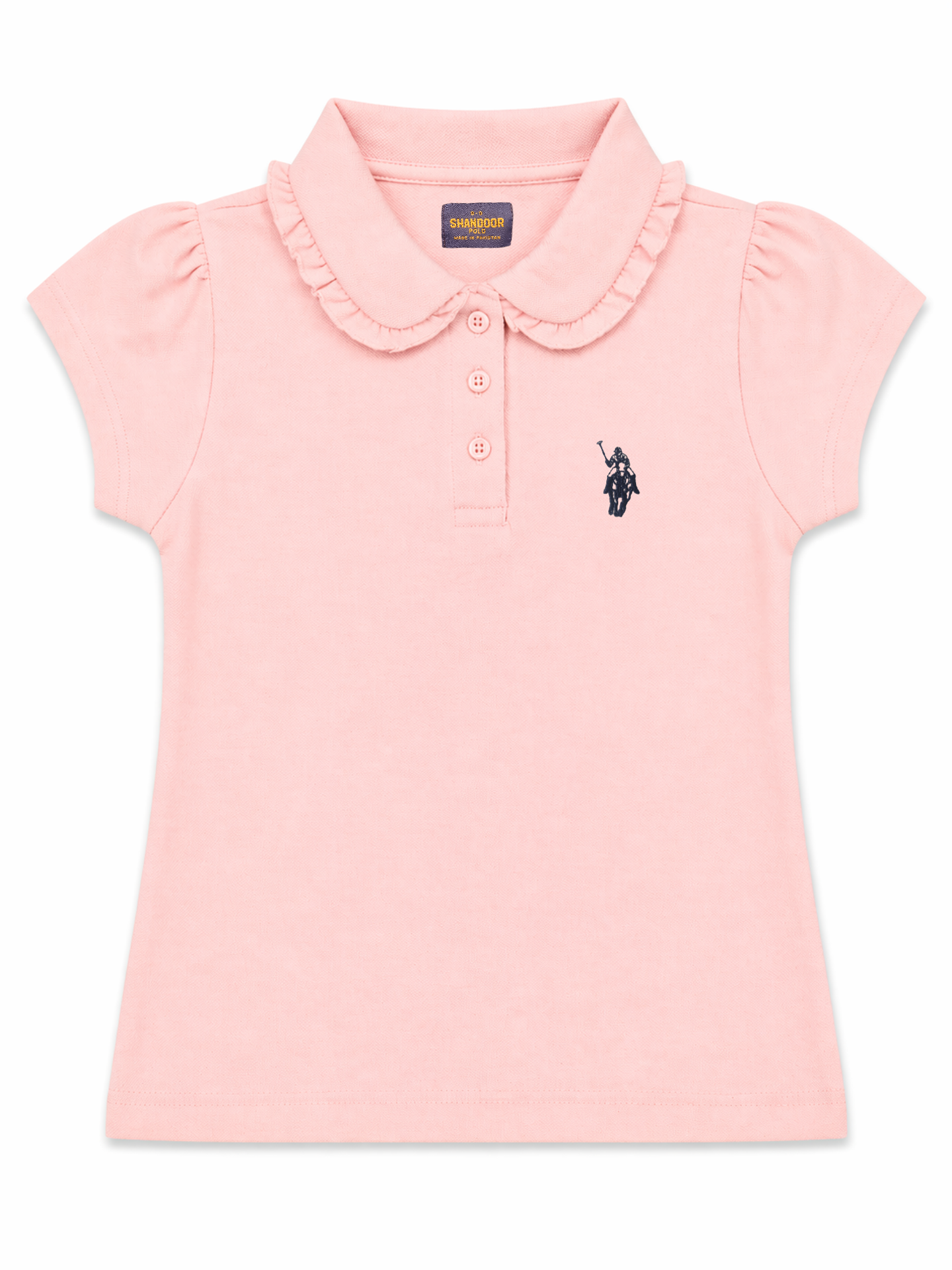 Girl's Frill Polo Shirt