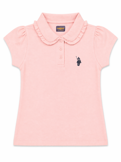 Girl's Frill Polo Shirt