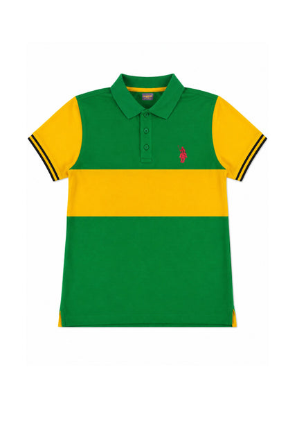 Cut & Sew Fasihon Polo