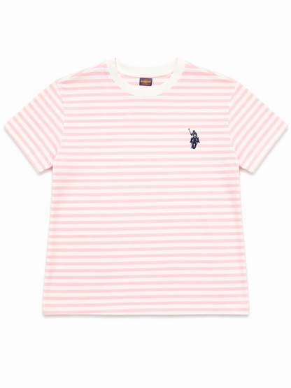 Yarn Dyed Stripe Tee Shirt