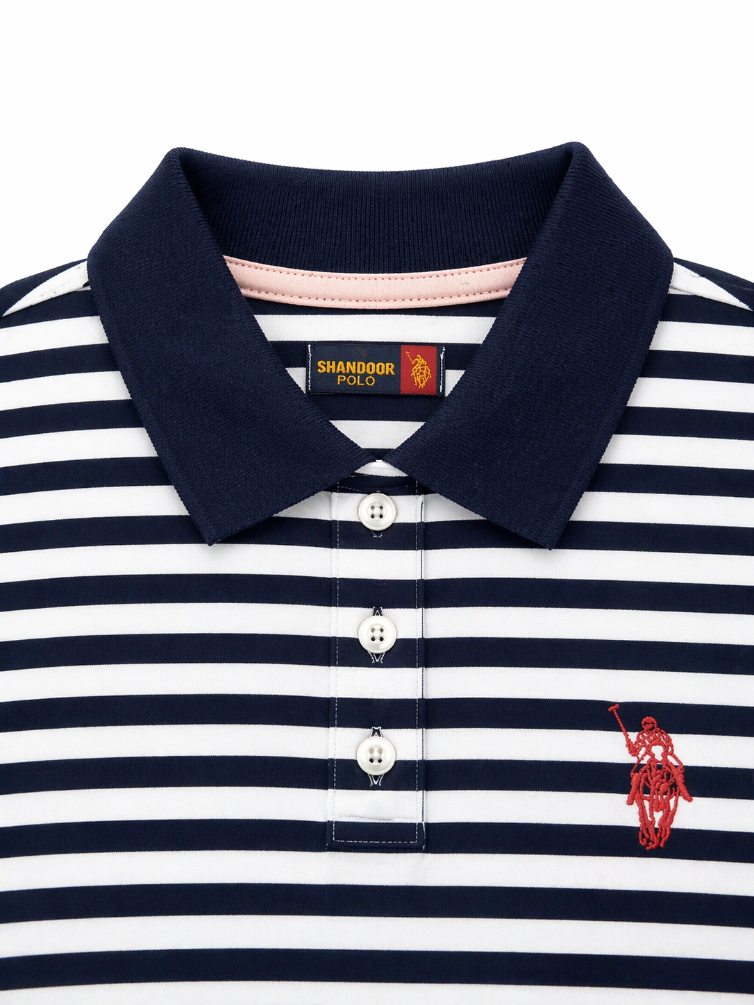 Yarn Dyed Stripe Polo Shirt