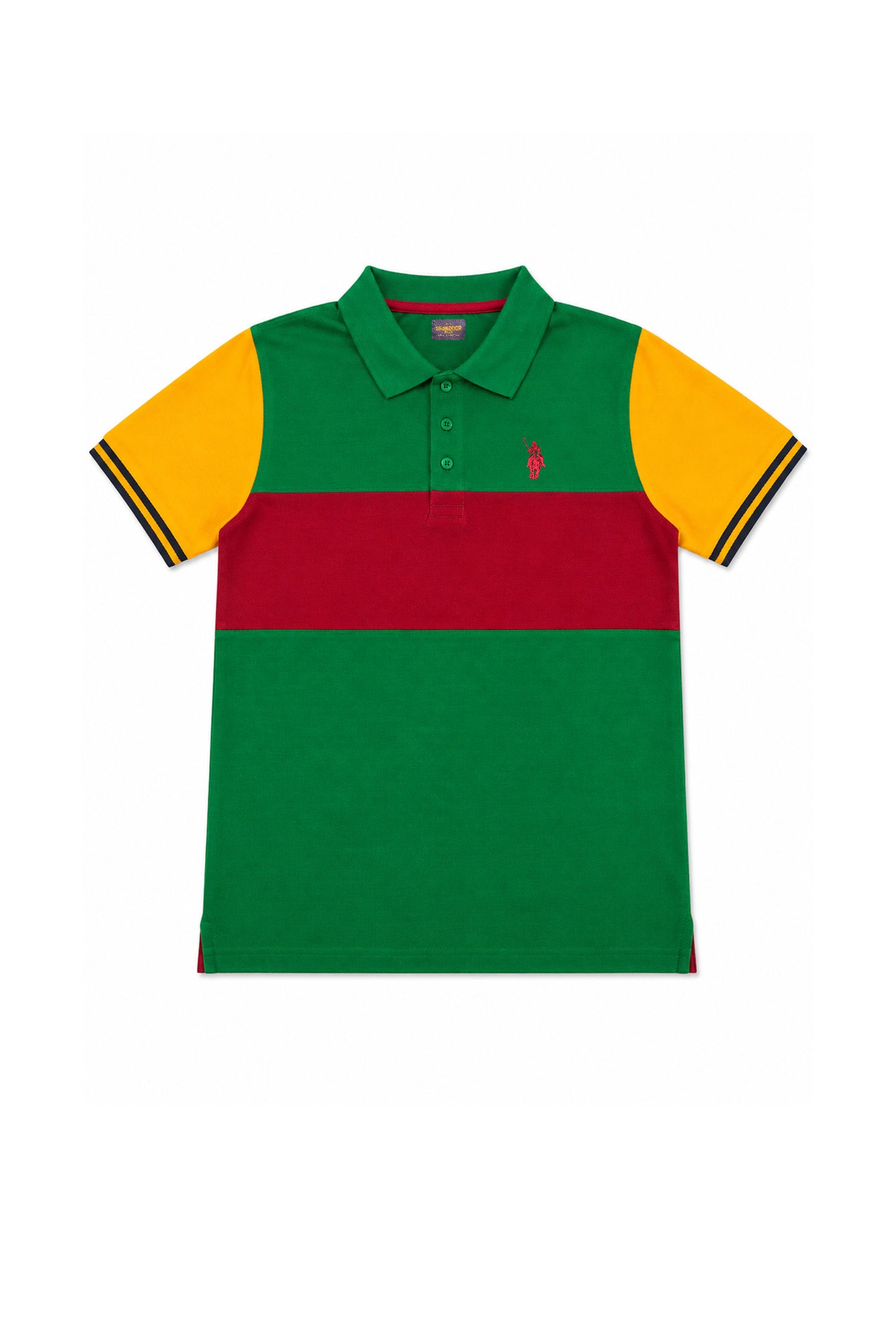 Cut & Sew Fasihon Polo
