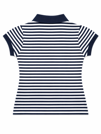 Yarn Dyed Stripe Polo Shirt