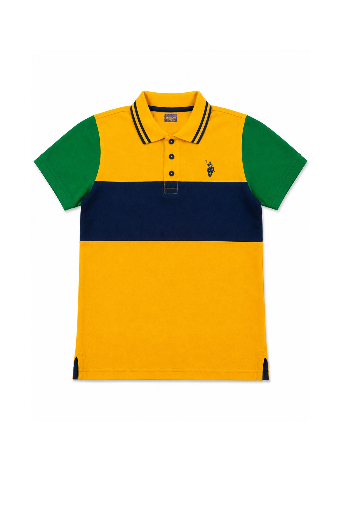 Cut & Sew Fasihon Polo