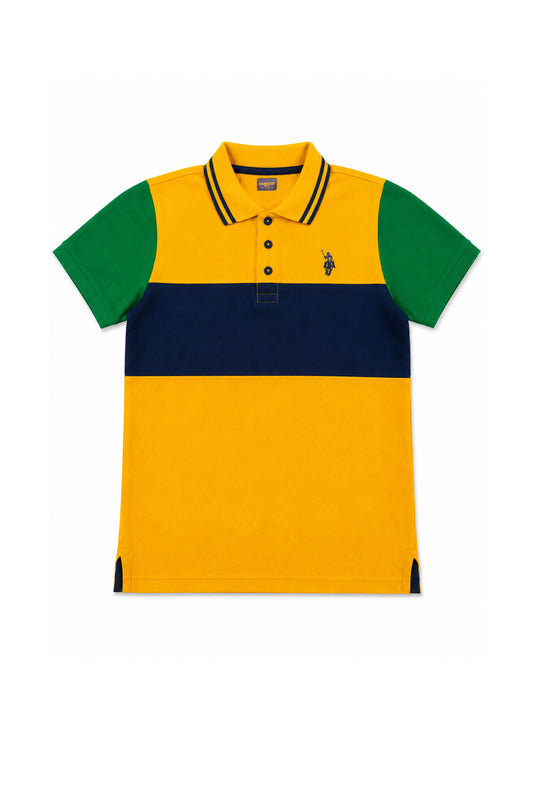 Cut & Sew Fasihon Polo