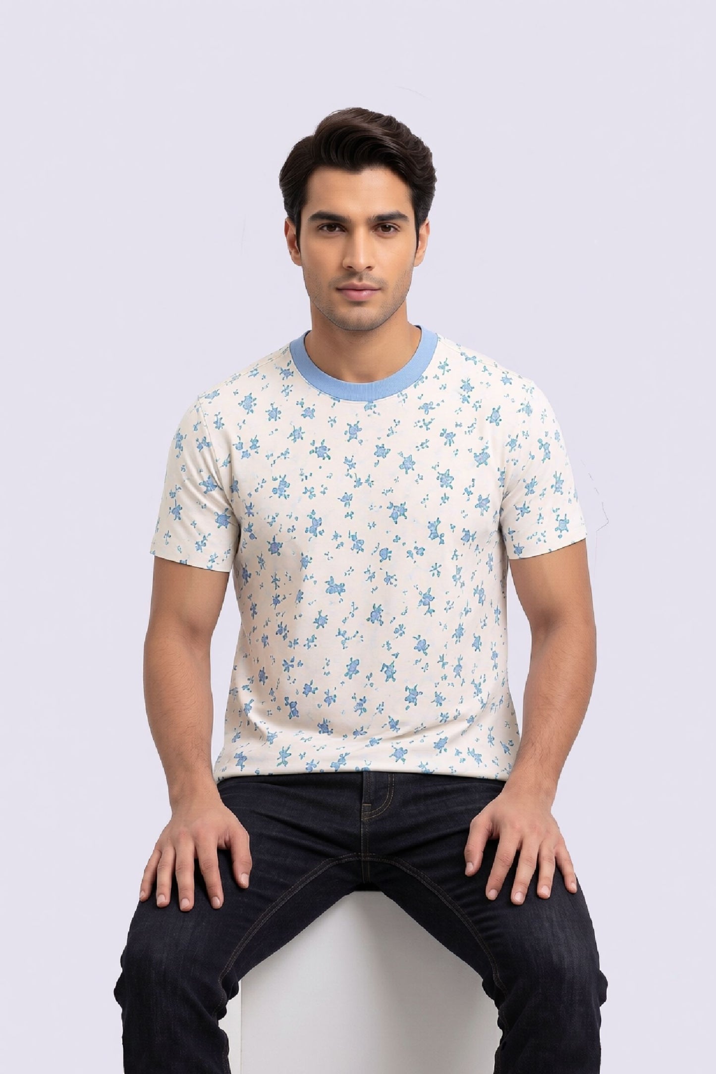AOP Floral Tee Shirt