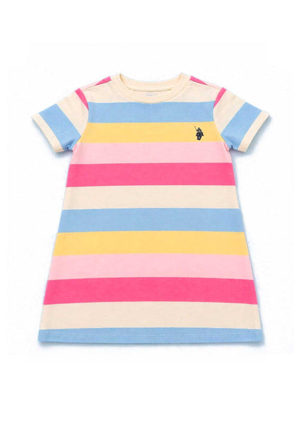 Girl's/Ladies Yarn Dyed Stripe Tee Shirt