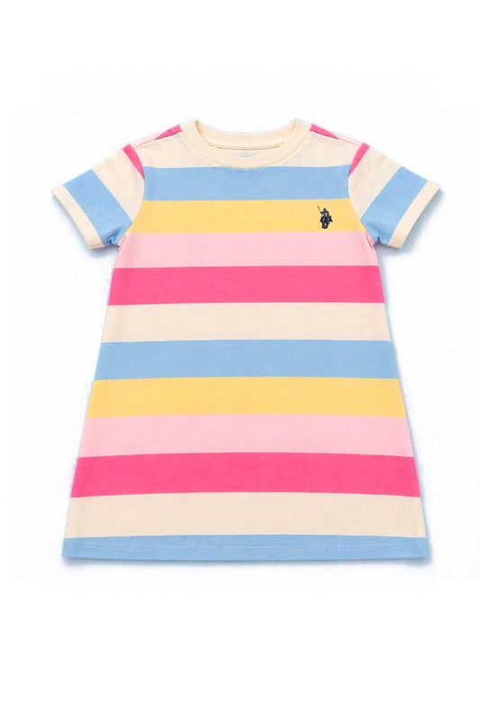 Girl's/Ladies Yarn Dyed Stripe Tee Shirt