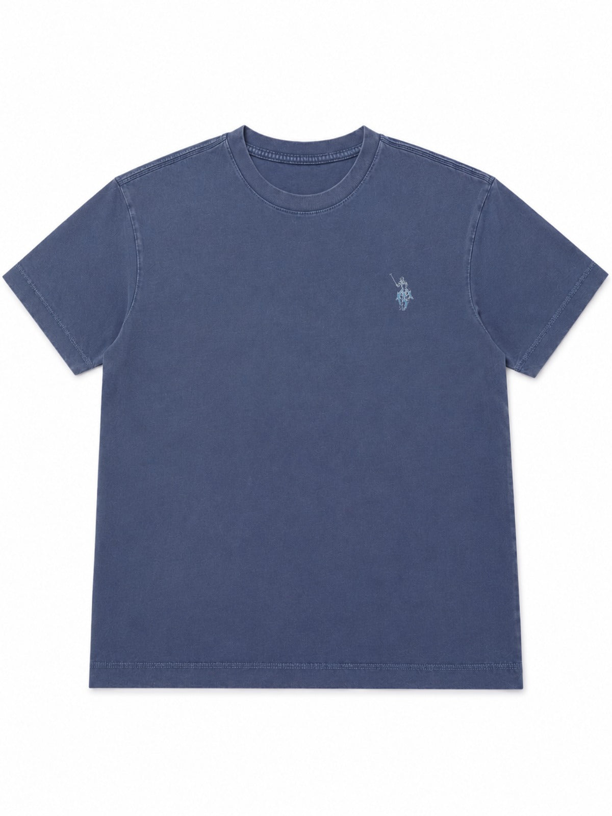 Vintage Wash Tee Shirt- Navy Mineral