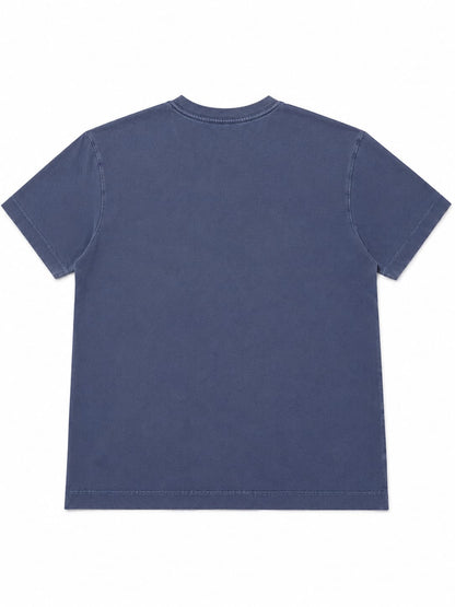 Vintage Wash Tee Shirt- Navy Mineral