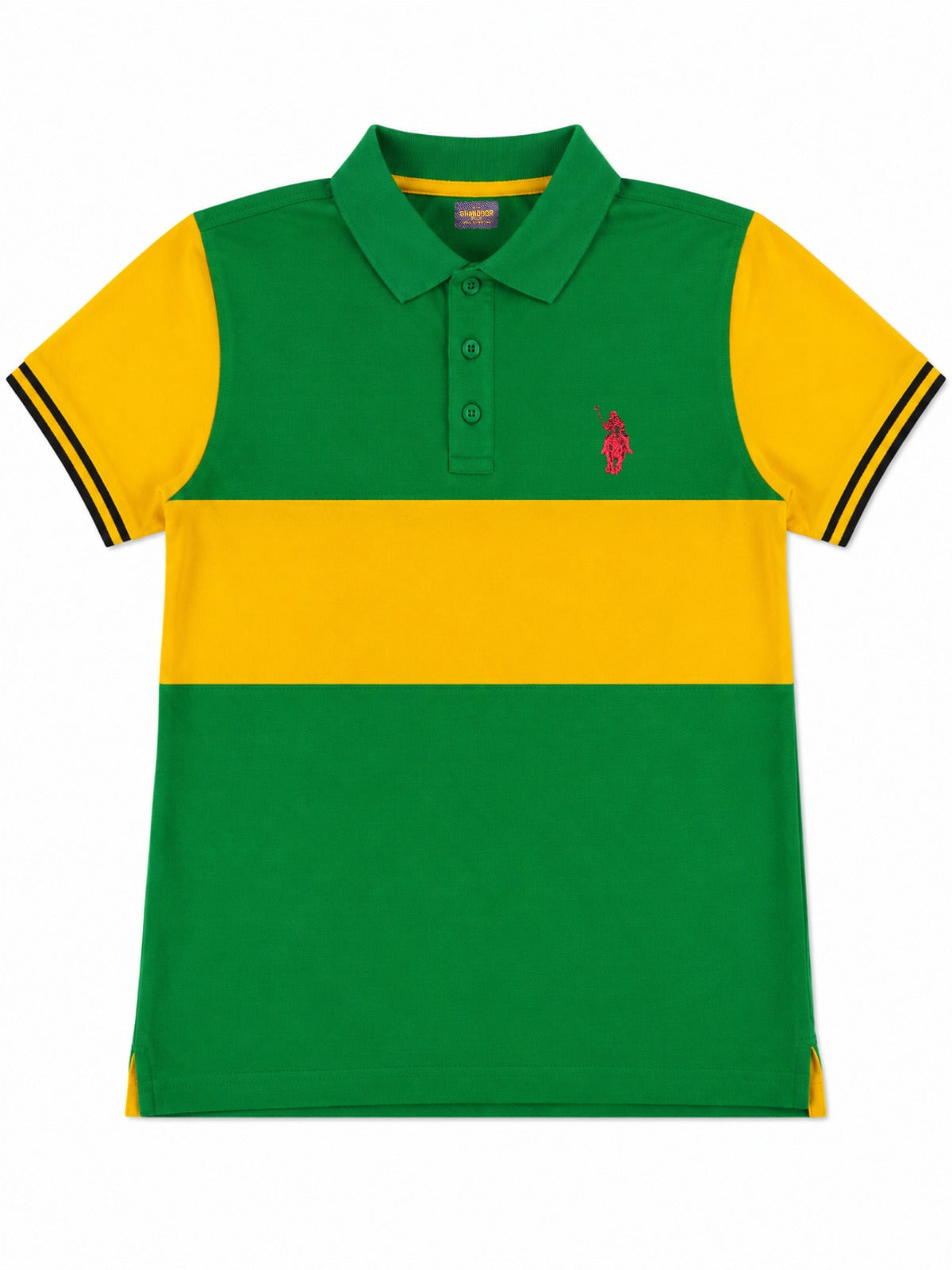 Cut & Sew Fasihon Polo