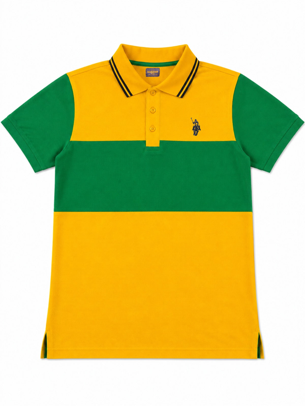 Cut & Sew Fasihon Polo