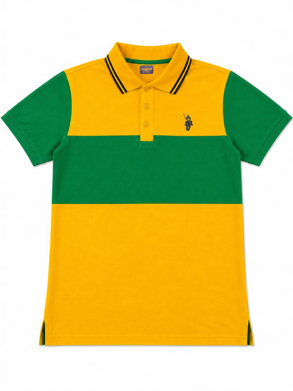 Cut & Sew Fasihon Polo