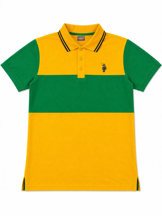 Cut & Sew Fasihon Polo