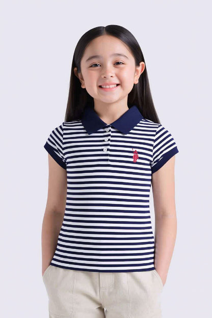 Yarn Dyed Stripe Polo Shirt