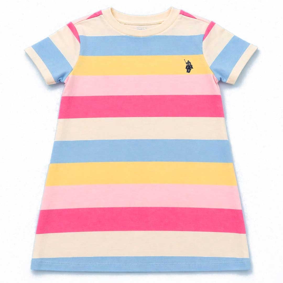 Girl's/Ladies Yarn Dyed Stripe Tee Shirt