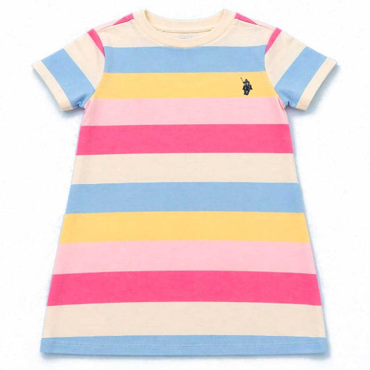 Girl's/Ladies Yarn Dyed Stripe Tee Shirt